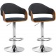 2er Set Barhocker Alzmeer Stoff