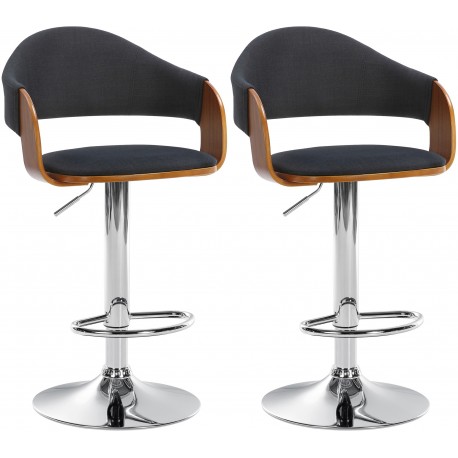 2er Set Barhocker Alzmeer Stoff
